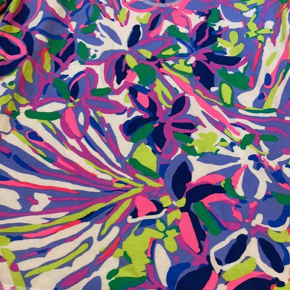 Lilly Pulitzer 3/4 sleeve bright colored blouse size S - Picture 2 of 6